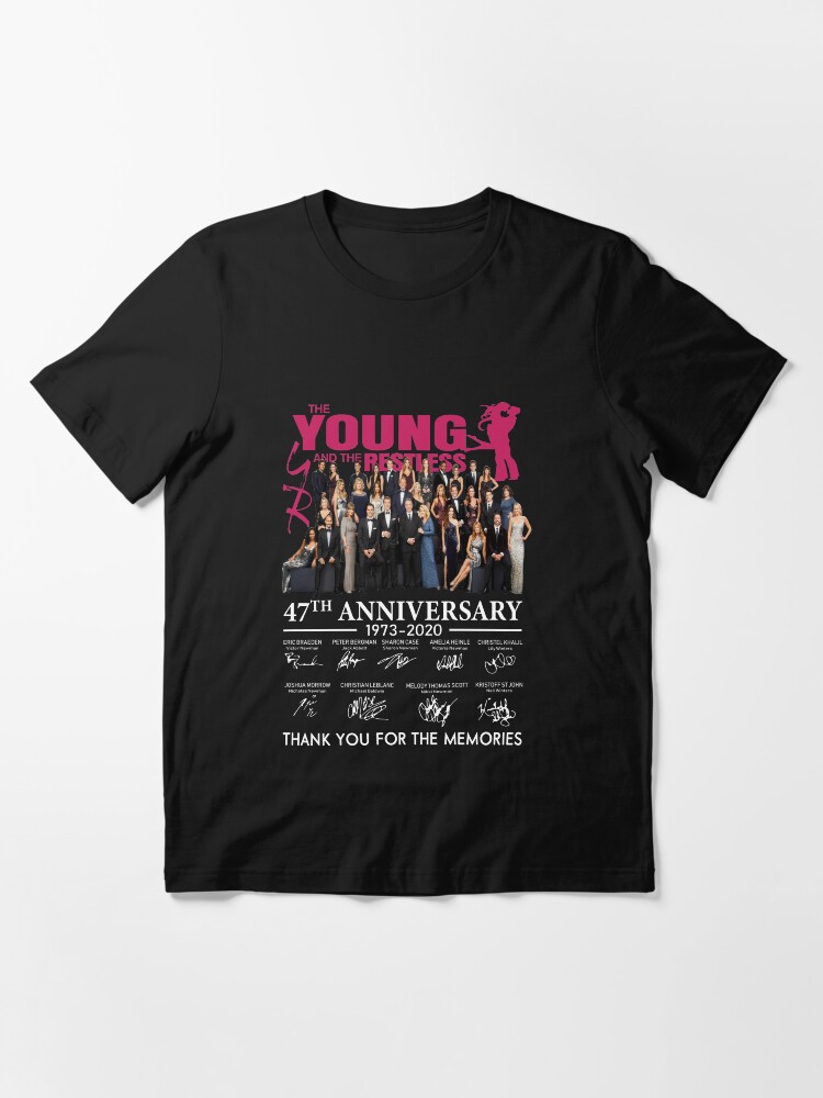 New Collection T shirt for Woman Man anniversary 46 years of The Young and the Restless 1973 2019 shirt 
