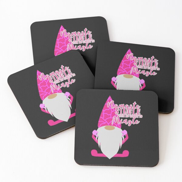 Item preview, Namastay Single With Nowhere to Mingle-funny anti-Valentine's Day gift designed and sold by BRtisticDesigns.