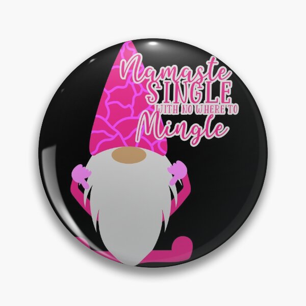 Artikelvorschau, Namastay Single With Nowhere to Mingle-lustiges Anti-Valentinstag-Geschenk entworfen und verkauft von BRtisticDesigns.