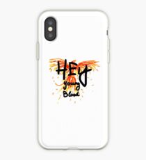 Phoenix- Fall Out Boy "Hey Young Blood" Design iPhone Case