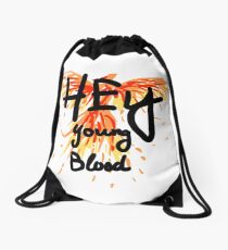 Phoenix- Fall Out Boy "Hey Young Blood" Design Drawstring Bag