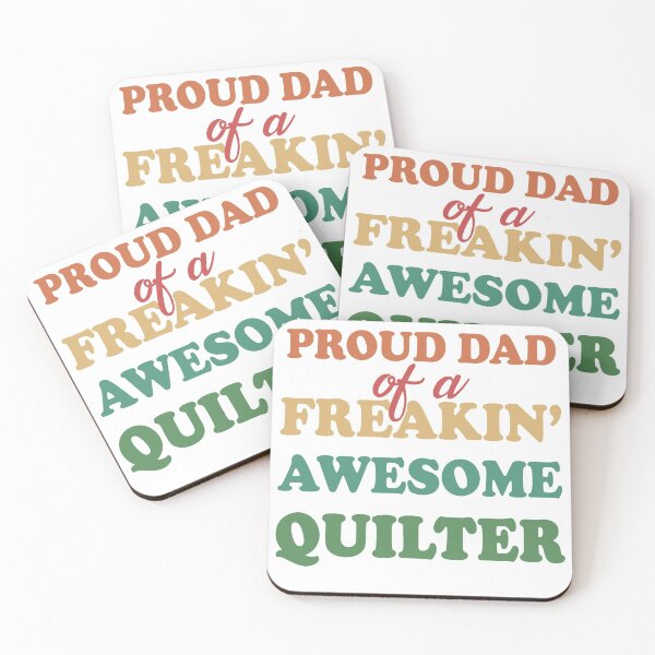 Item preview, Proud dad of a freaking awesome quilter proud father fathers day designed and sold by GoodyLeo.