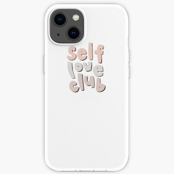 Self-Love Club Back Printed Transparent Hard Phone Case