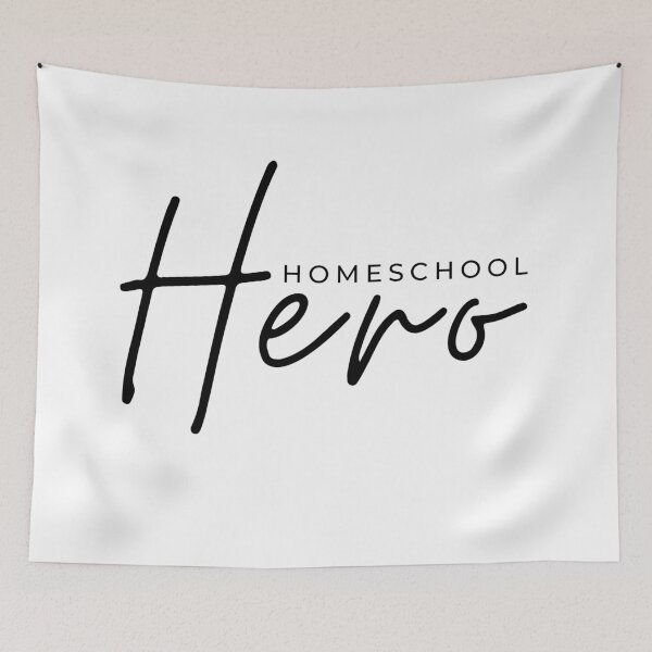 Item preview, Homeschool Hero, quarantaine school designed and sold by printhappy.