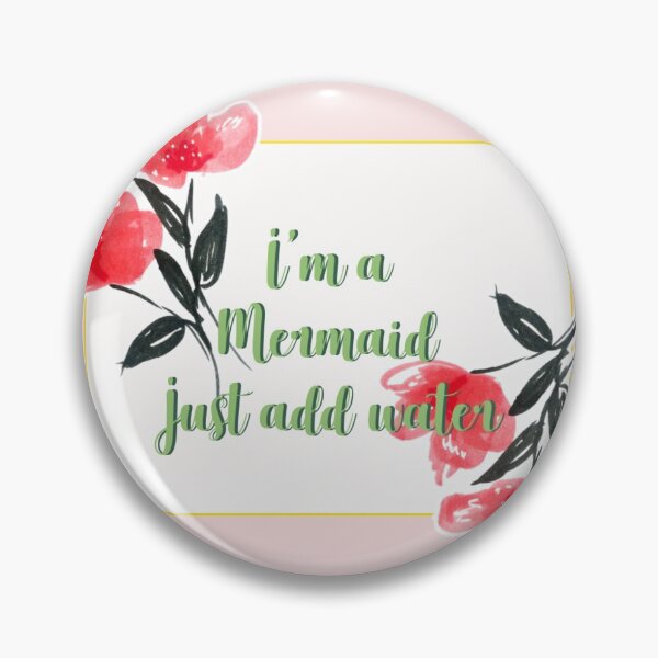 Item preview, I'm a mermaid h2o just add water hydro sticker 4 designed and sold by DoodlesFlowers.