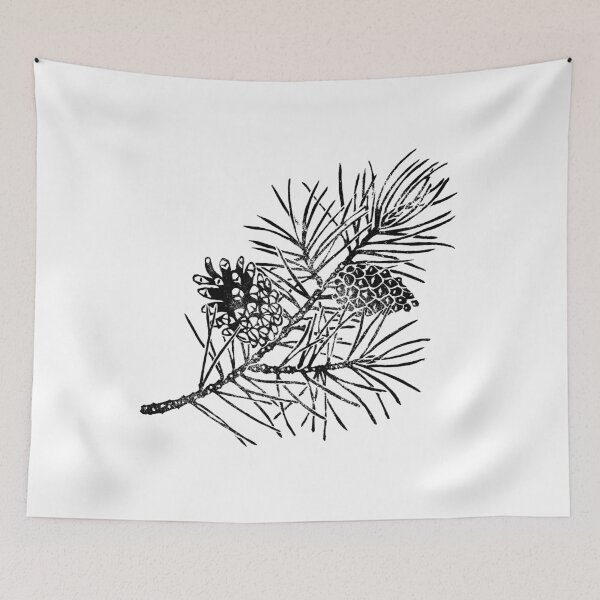 Item preview, Pine branch with cones designed and sold by Julia Faranchuk.