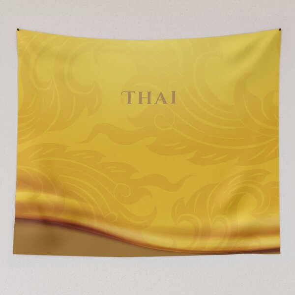 Item preview, Thailand Concept Art In Golden Background designed and sold by JTS STORE.
