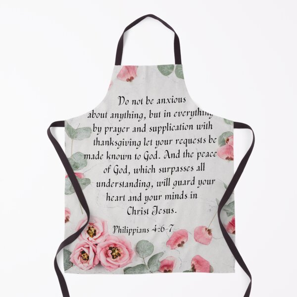 Item preview, Philippians 4:6-7 Bible Verse designed and sold by Sandra Le Roux.