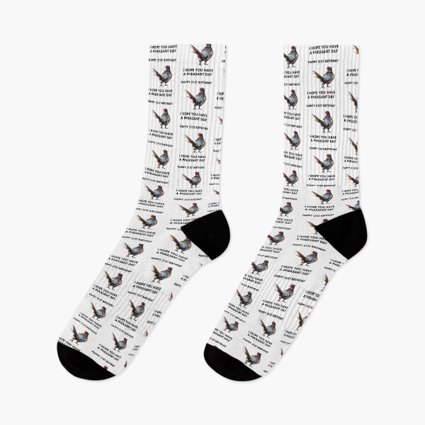 Item preview, Happy 21st Birthday I hope you have a Pheasant day on white designed and sold by IslesArt.