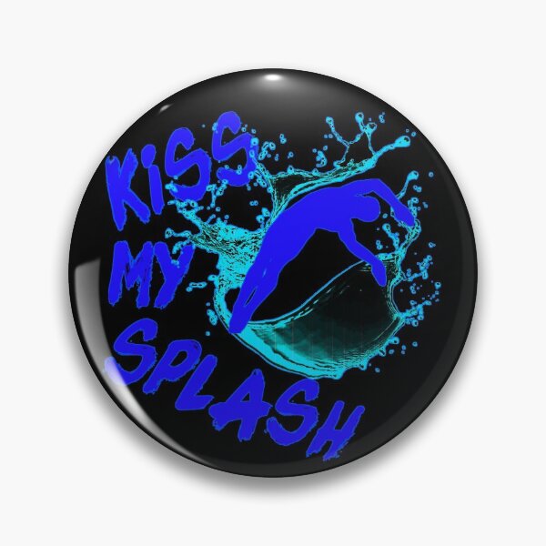 Item preview, Funny Springboard Diving Quote Kiss My Splash High Diver Gift designed and sold by tgulko.