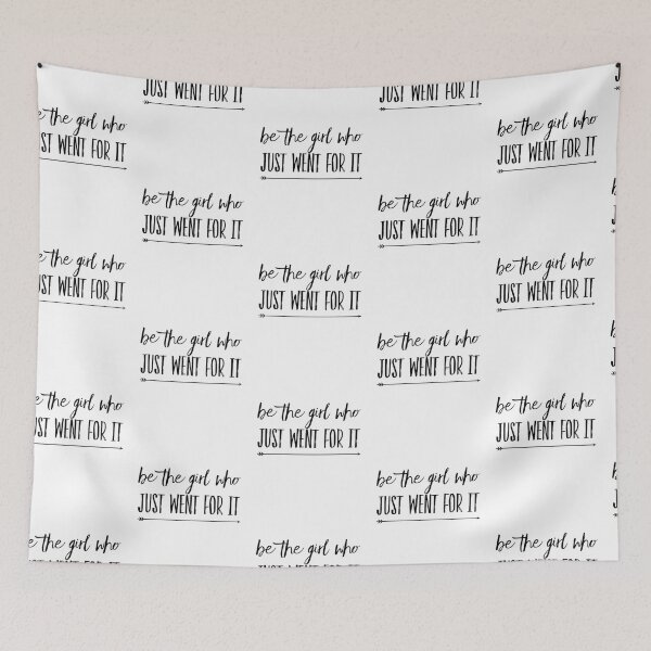 Item preview, Be the girl who just wen for it modern font designed and sold by ashdenent.