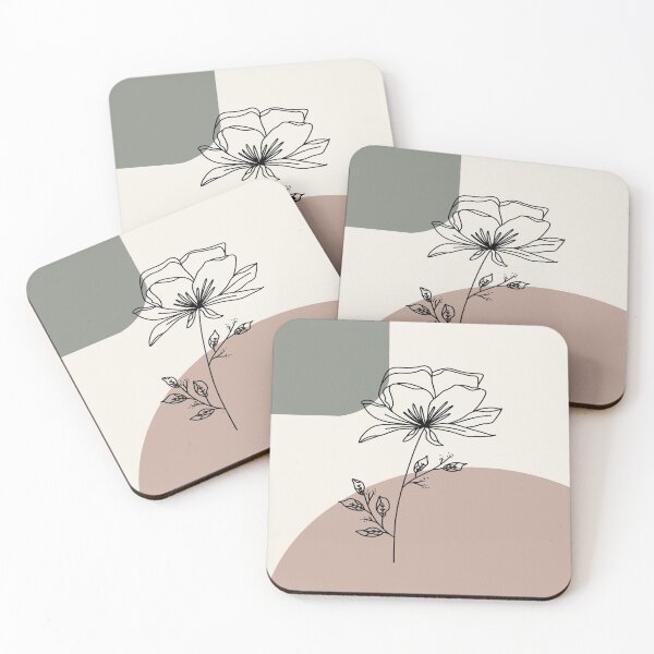 Item preview, minimalistic flower line drawing  designed and sold by emilyjlettering.