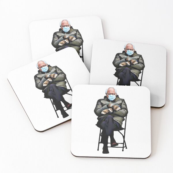 Item preview, Bernie Sanders Mittens Inauguration Art designed and sold by ImManisLa.