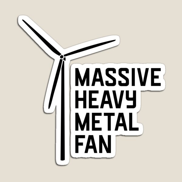 Item preview, Massive Heavy Metal Fan designed and sold by hadicazvysavaca.