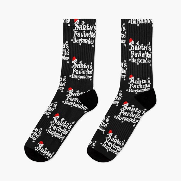 Item preview, Santa's Favorite Bartender-gift for men & women who tend bar designed and sold by BRtisticDesigns.