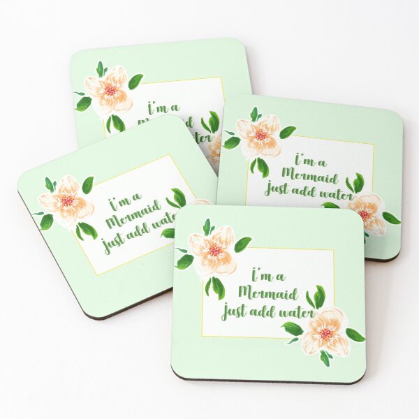 Item preview, I'm a mermaid h2o just add water hydro sticker 1 designed and sold by DoodlesFlowers.