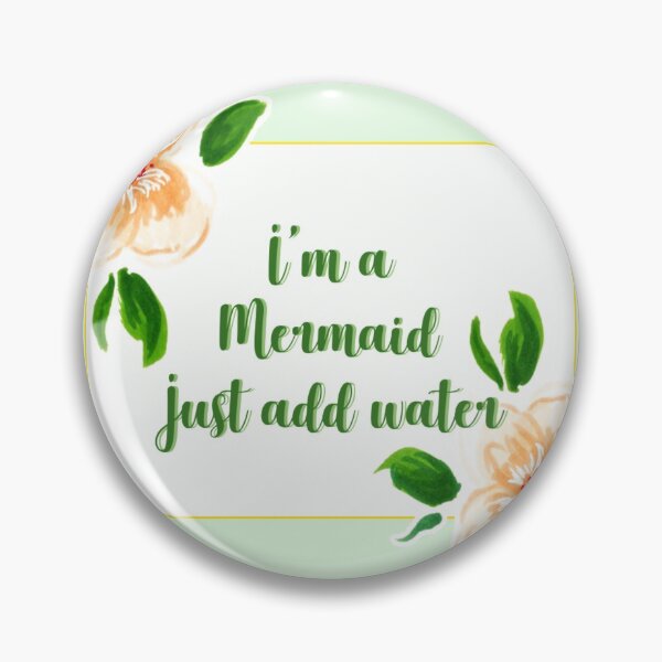 Item preview, I'm a mermaid h2o just add water hydro sticker 1 designed and sold by DoodlesFlowers.