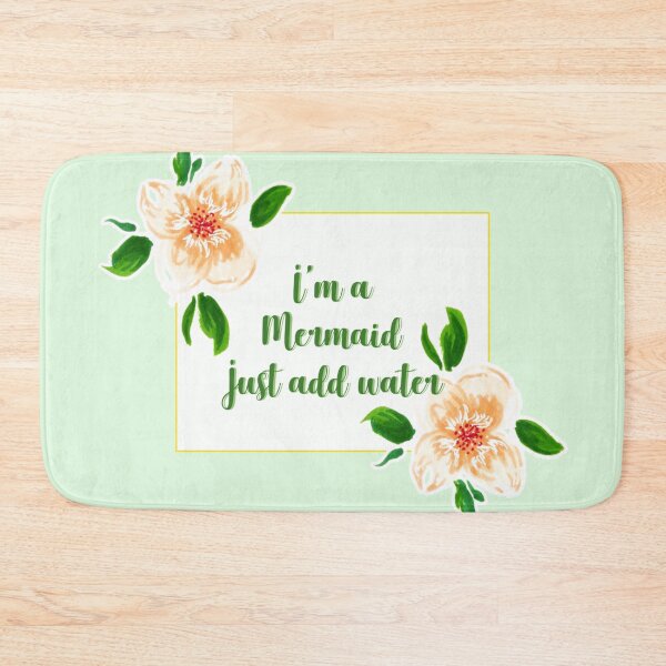 Item preview, I'm a mermaid h2o just add water hydro sticker 1 designed and sold by DoodlesFlowers.
