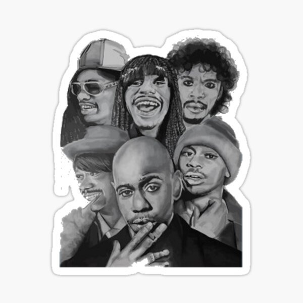 Dave Chappelle Many Face Edition Sticker