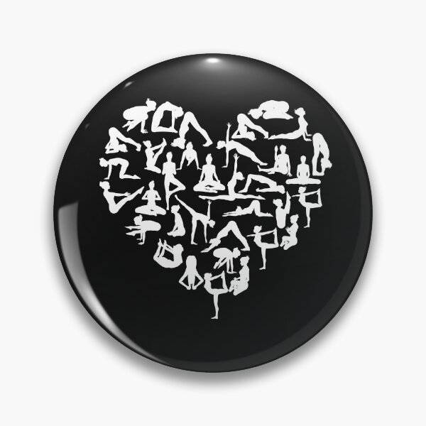 Item preview, Yoga love heart for yoga lovers designed and sold by ashdenent.