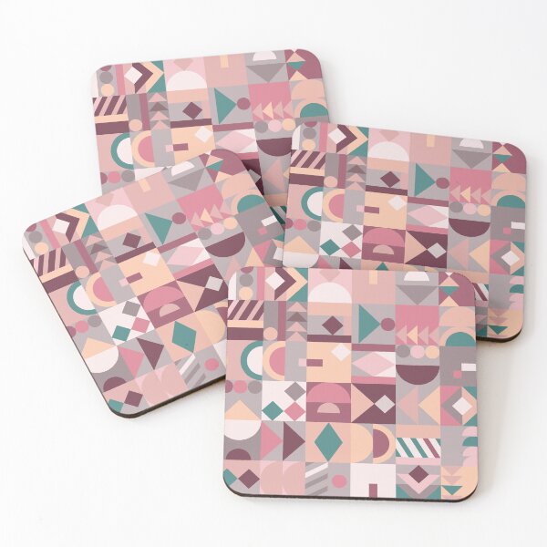 Item preview, Small World of Shapes (rosa rosa) designed and sold by Iker Paz Studio.