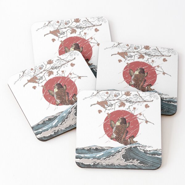 Item preview, Flying Japanese Koi  designed and sold by Sympleprints.