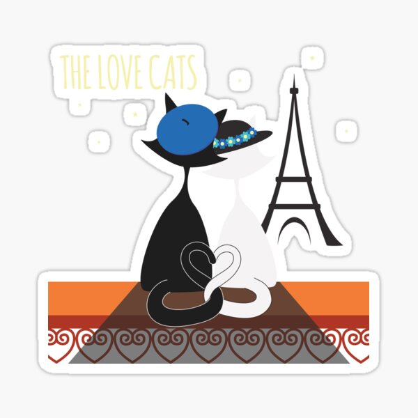 Item preview, The Love Cats - Sunset designed and sold by sw-b.