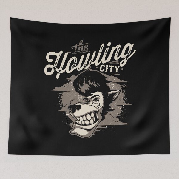 Item preview, Rockabilly Music Wolf Greaser Rocker Vintage Classic Rock and Roll designed and sold by MemphisCenter.