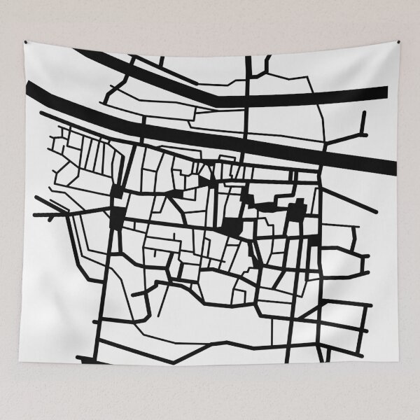 Item preview, Regensburg map designed and sold by 22ndbrand.
