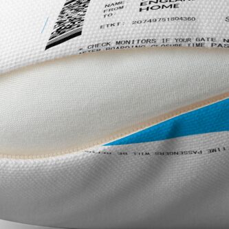 Alternate view of Boarding Pass Pillow NMR Throw Pillow