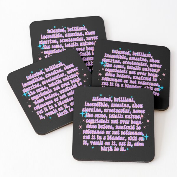 Item preview, Lady Gaga Talented Brilliant Amazing quote designed and sold by everything4eva.