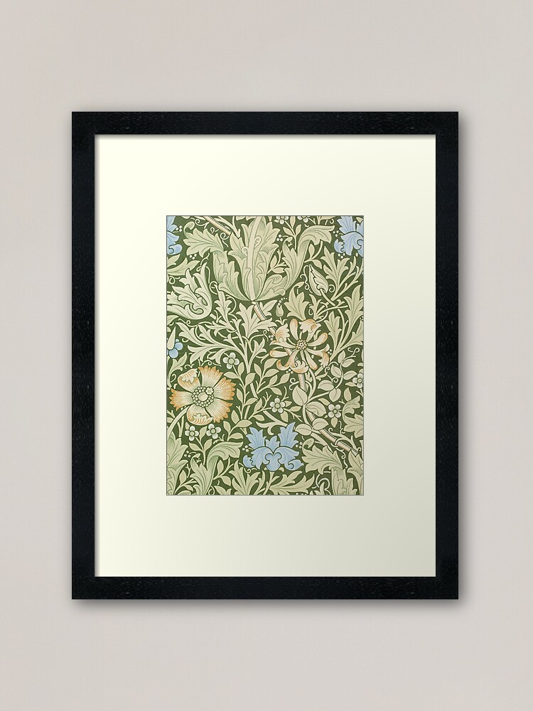 picture Compton Wallpaper Morris william morris floral pattern compton wallpaper framed art print by cinn redbubble