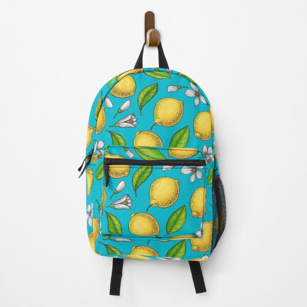 Item preview, Lemons on blue designed and sold by Katerina Mitkova Kirilova.