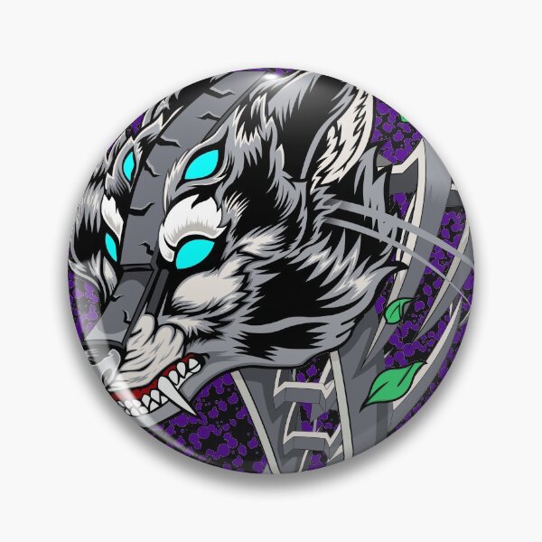 Item preview, Ragging Wolves in Black designed and sold by VinLabs.