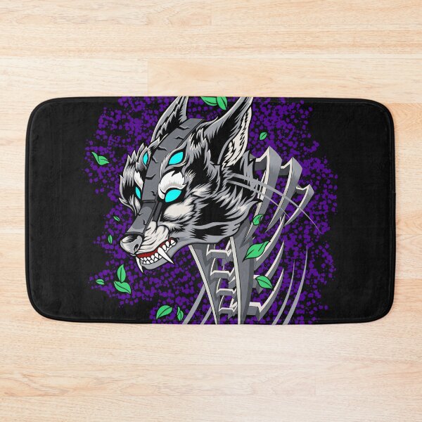 Item preview, Ragging Wolves in Black designed and sold by VinLabs.