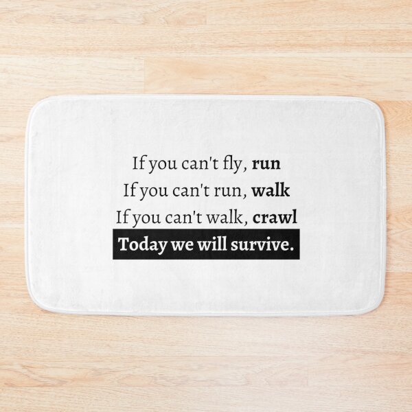Item preview, Today we will survive - Not Today (black) designed and sold by AlexiaArts.