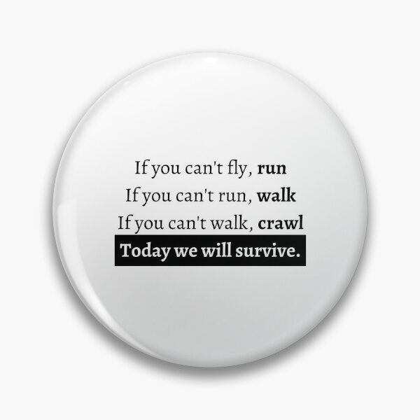 Item preview, Today we will survive - Not Today (black) designed and sold by AlexiaArts.