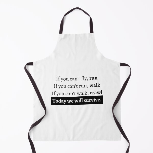 Item preview, Today we will survive - Not Today (black) designed and sold by AlexiaArts.