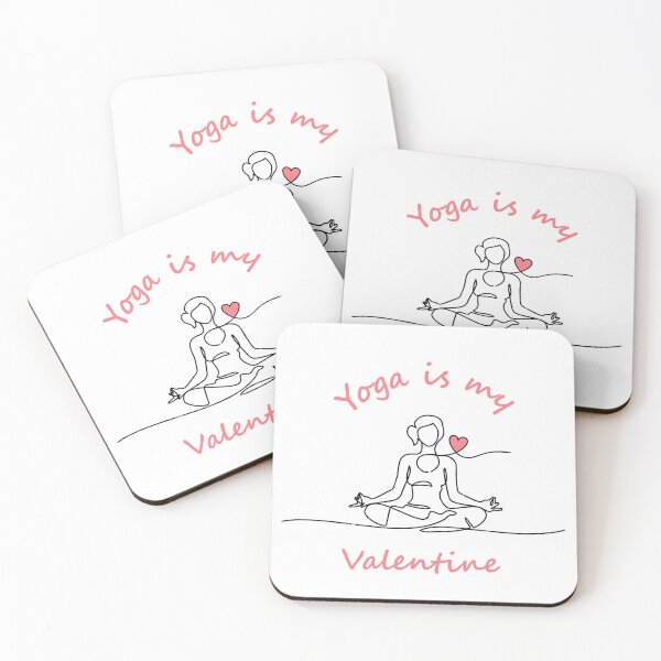 Item preview, yoga is my valentine designed and sold by Ashi17.