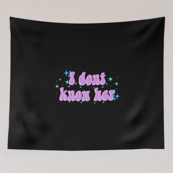 Item preview, Mariah Carey I Dont Know Her Text Multicolor Sparkly designed and sold by everything4eva.
