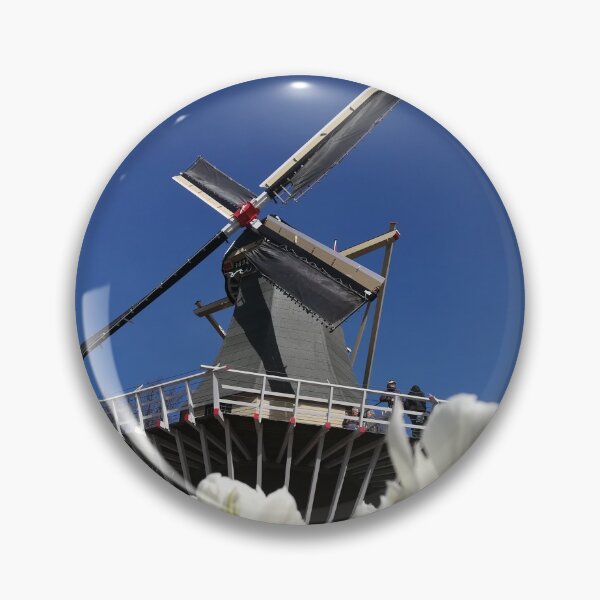 Item preview, Netherlands windmill and tulips photo designed and sold by DiensDesign.