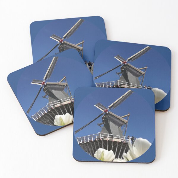 Item preview, Netherlands windmill and tulips photo designed and sold by DiensDesign.