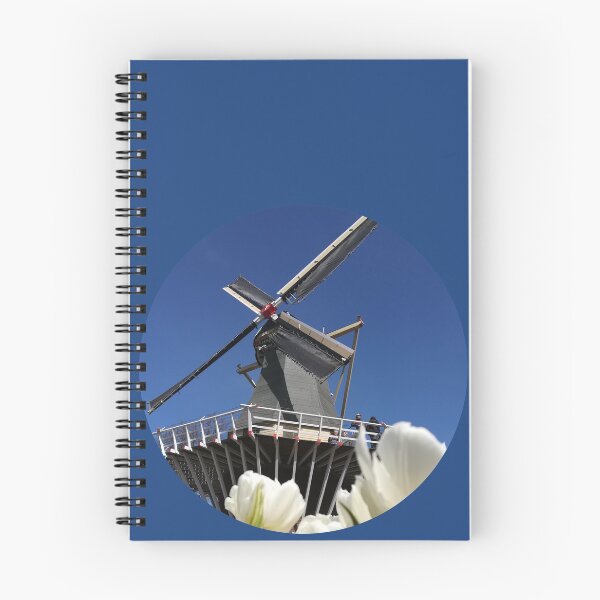 Item preview, Netherlands windmill and tulips photo designed and sold by DiensDesign.