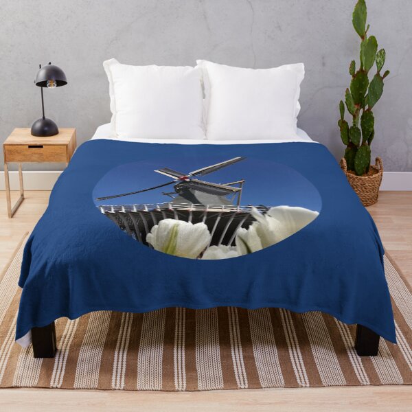 Item preview, Netherlands windmill and tulips photo designed and sold by DiensDesign.
