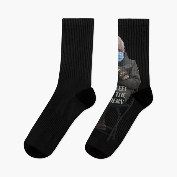 Item preview, Feel The Bern | Bernie Sanders Inauguration Sitting Mittens Digital Painting Meme designed and sold by Aryeh Studio.