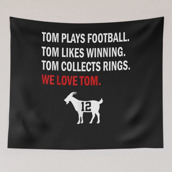 Item preview, New England Football GOAT 12 Greatest All Time Football  designed and sold by Lukifo-Caster.