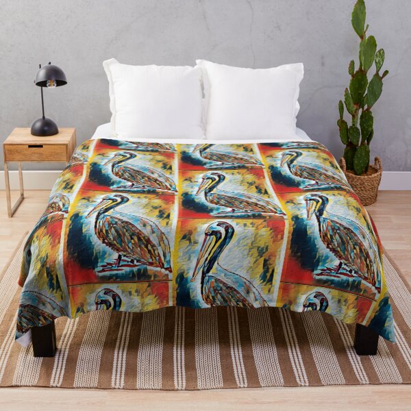 Item preview, Colorful, colorful, drawn and then edited pelican designed and sold by Pelikancrazy.