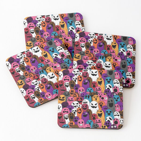 Item preview, Ghost Pattern Halloween Scarf designed and sold by Ristinga.