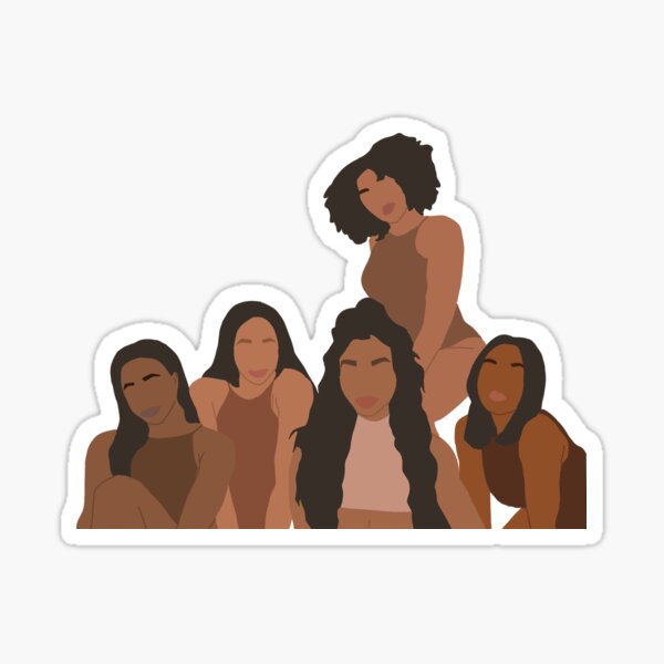 Aperçu de l'œuvre Escouade de filles noires créée et vendue par Jennyaesthetic.