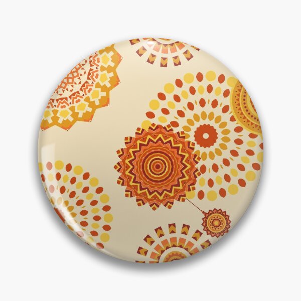 Item preview, Decorative Mandala Oranges Gift - Mandala Scrubs designed and sold by hyggekrog.